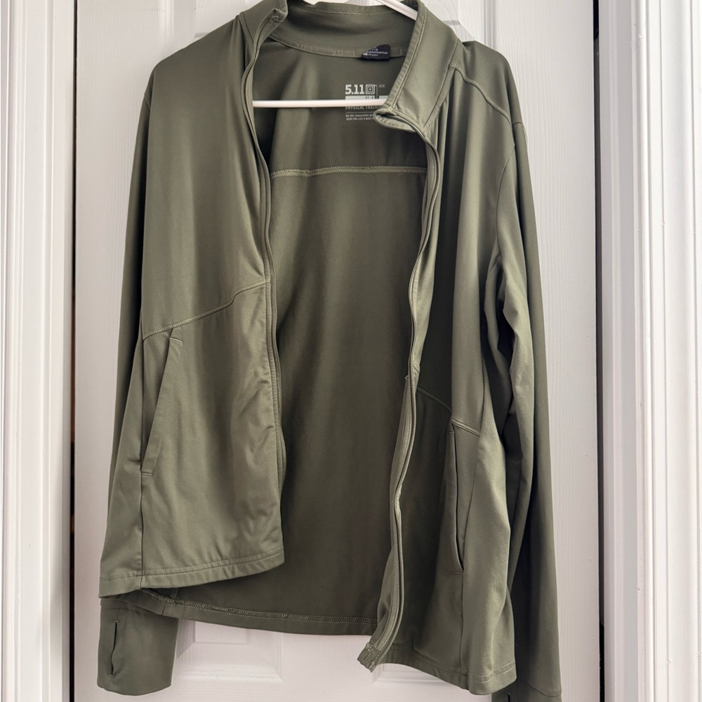 5.11 Tactical Sage Green Zip-Up Jacket